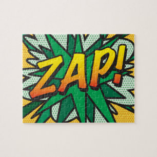 ZAP Leuke Retro Stripboek Pop Art Legpuzzel