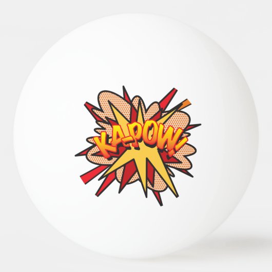ZAP Modern Cool Funny Comic Book Pingpongballen (Voorkant)