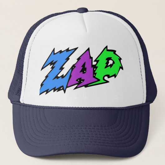 ZAP pet blauw, paars en groen (Voorkant)