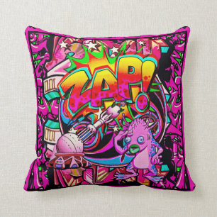 Zap Pink Alien goot kussen