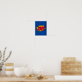 Zap! Retro Pop Art Explosion Poster (Keuken)