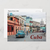 Zapata Street Cuba Briefkaart (Voorkant / Achterkant)