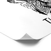 Zapatista Calavera. c. begin jaren '00. Mexico. Poster (Hoek)