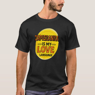 Zapiekanka is mijn liefdestaal Poolse pizza foodie T-shirt