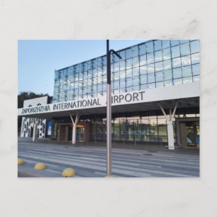 Zaporozhye International Airport in Oekraïne Briefkaart