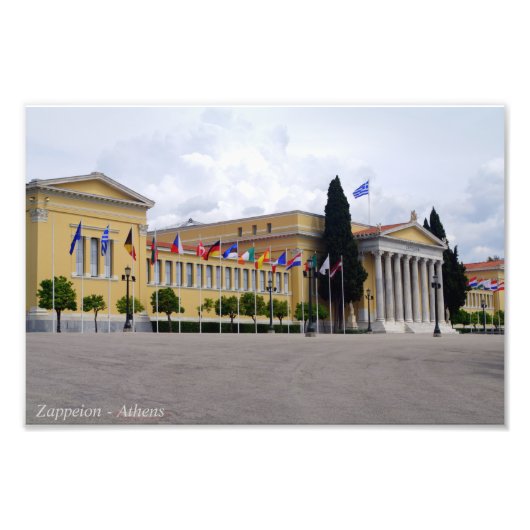 Zappeion - Athene Foto Afdruk (Voorkant)