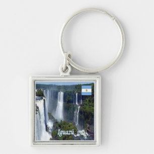 zAR029 IGUAZU-HERFSTEN, Argentinië, Amerika, Sleutelhanger