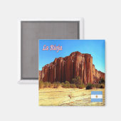 zAR031 LA RIOJA, Talampaya N.P. Argentina, Fridge Magneet (Voorkant / Achterkant)