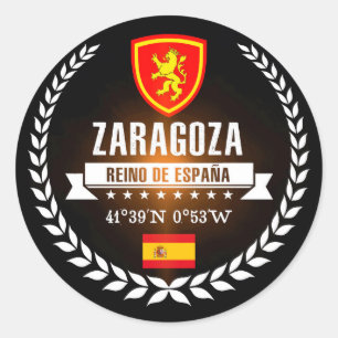 Zaragoza Ronde Sticker