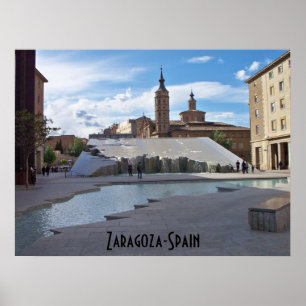 Zaragoza-Spanje Poster