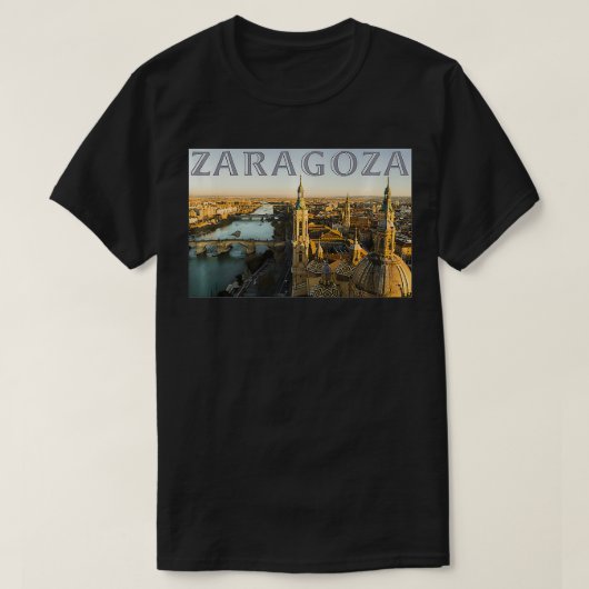 Zaragoza Spanje Premium T-shirt (Design voorkant)
