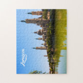 Zaragoza Spanje puzzels op aangepaste tekstfoto's (Verticaal)