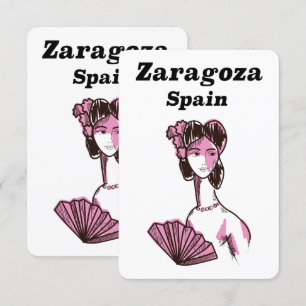 Zaragoza Spanje vintage reisposter