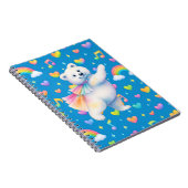 Zarah Dancing Polar Bear Notebook  Notitieboek (Rechterzijde)