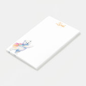 Zarah de Dansende Ijsbeer | Persoonlijk Post-it® Notes (Schuin)