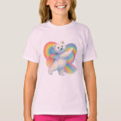 Zarah the Dancing Polar Bear • Kids T-Shirt (Paste (Devant)