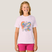 Zarah the Dancing Polar Bear • Kids T-Shirt (Paste (Devant entier)
