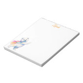 Zarah the Dancing Polar Bear | Personalized Notitieblok (Gedraaid)