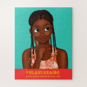 Zara's Wash Day-Fulani Braids Puzzle 16X20 56pc (Vertical)