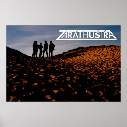Zarathustra Band Poster (Voorkant)