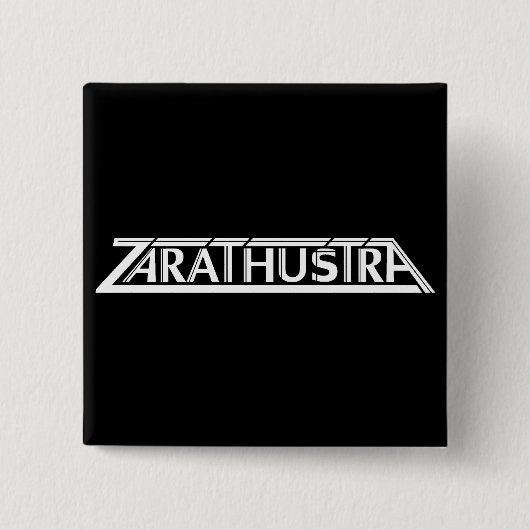 Zarathustra Logo Small Square Button (Voorkant)