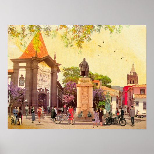 Zarco, Descobridor da Madeira (Funchal) Poster (Voorkant)