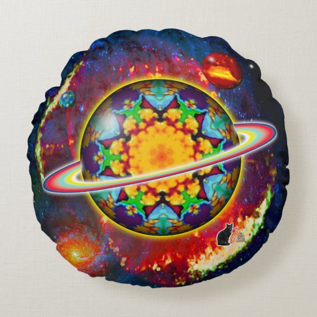 Zargon Orbz Ronde Kussen (Voorkant)