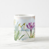 Zarte Schneeglöckchen & Krokusse Tasse (Centre)