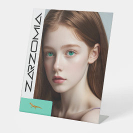 ZARZOMIA RECLAMEBORD MET VOETSTUK