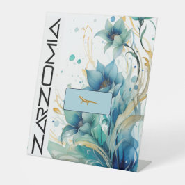 ZARZOMIA RECLAMEBORD MET VOETSTUK