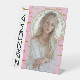 ZARZOMIA RECLAMEBORD MET VOETSTUK