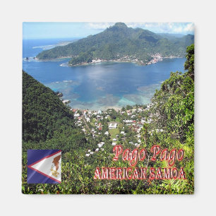zAS005 PAGO PAGO, American Samoa, Oceania, Fridge Magneet