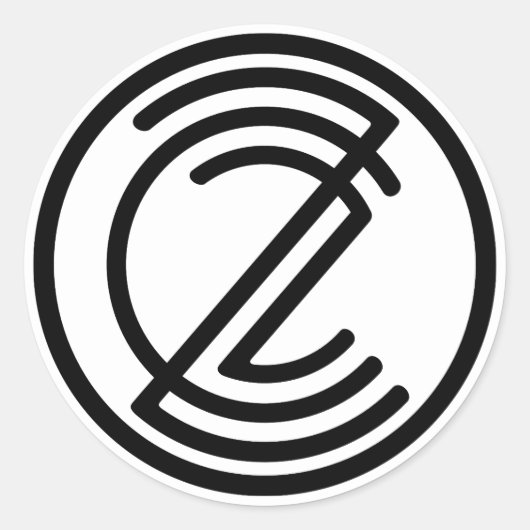 Zastava Ronde Sticker (Voorkant)