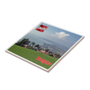 zAT021, BREGENZ Oostenrijk, Tegeltje