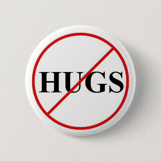 Zat Nr. aan Hugs Ronde Button 5,7 Cm (Voorkant)