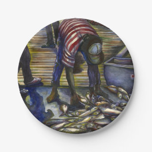 Zaterdag de zegeningen, Harbour Island, Bahama's Papieren Bordje