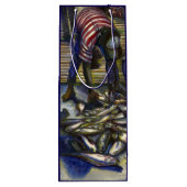 Zaterdag de zegeningen, Harbour Island, Bahama's Wijn Cadeautas (Achterkant)