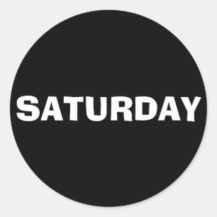 Zaterdag en Sticker Lib Black van Janz