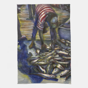 Zaterdag in de zegeningen, Harbor Island Theedoek