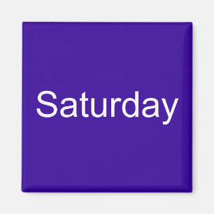 zaterdag Magnet Magneet