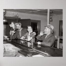 Zaterdag nacht in de Salon, 1937.  foto Poster