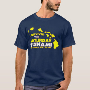 zaterdag Tsunami Survivor T-shirt