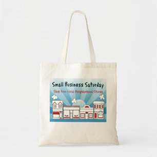 Zaterdag voor kleine bedrijven tote bag