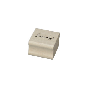 Zaterdag Weekdag Journaalontwerp Rubberstempel