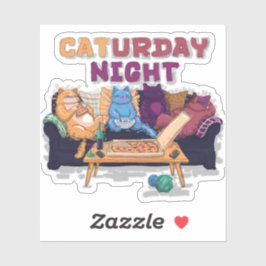 zaterdagavond sticker