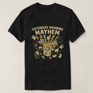 Zaterdagochtend Mayhem – Cartoon Chaos T-shirt