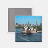 zAU004 SYDNEY, OPERA HOUSE, Australië, Fridge Magneet (Voorkant / Achterkant)