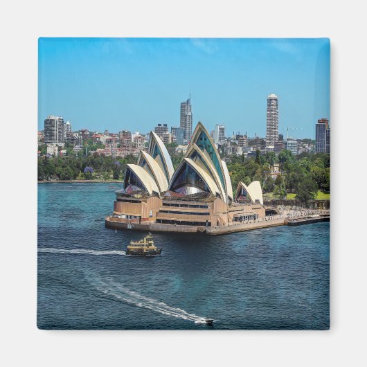 zAU004 SYDNEY, OPERA HOUSE, Australië, Fridge Magneet (Voorkant)