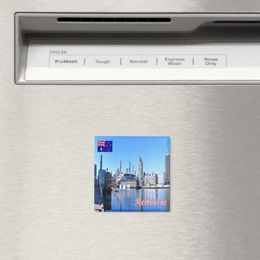 zAU051 MELBOURNE, Australië, Oceanië, Fridge Magneet (Insitu (Vaatwasser))