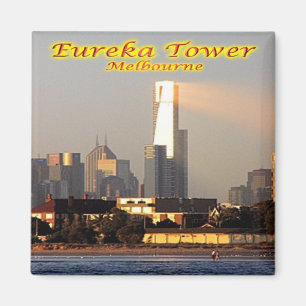 zAU053 MELBOURNE, EUREKA TOWER, Australië, Fridge Magneet